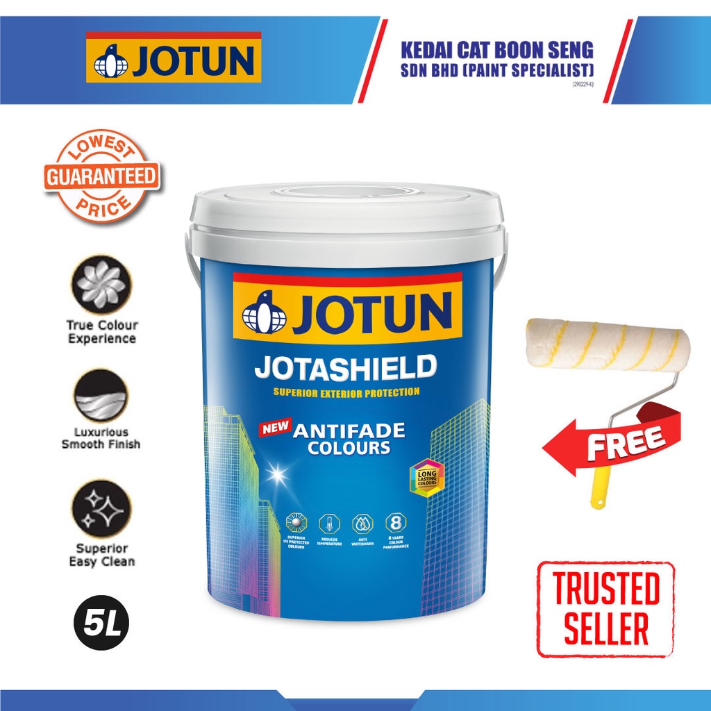 Jotun Jotashield Antifade Exterior 15L White Outdoor Water Based Wall ...