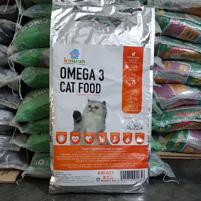 cat food with omega 3