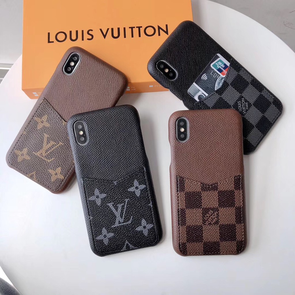 Skat Motivere Omgivelser Lv Leather iPhone11 11 Pro XS MAX xr i8 Mobile Phone Case | Shopee Malaysia