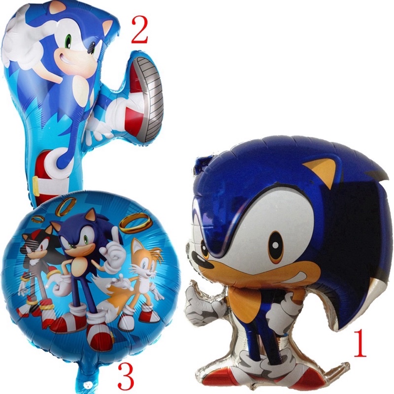 Sonic the Hedgehog Foil Balloons Sonic Sonix Round Supershape Foil ...