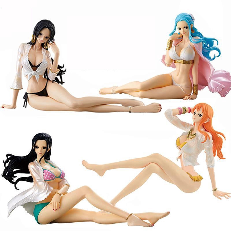 One Piece Model Animation Nefeltari Vivi Nami Boa Hancock Robin Packed In Cm Pvc Box Shopee