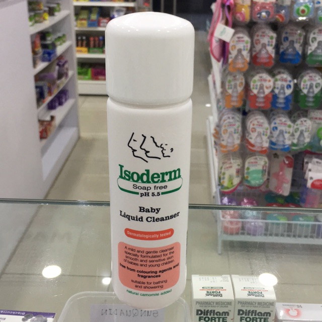 isoderm baby liquid cleanser