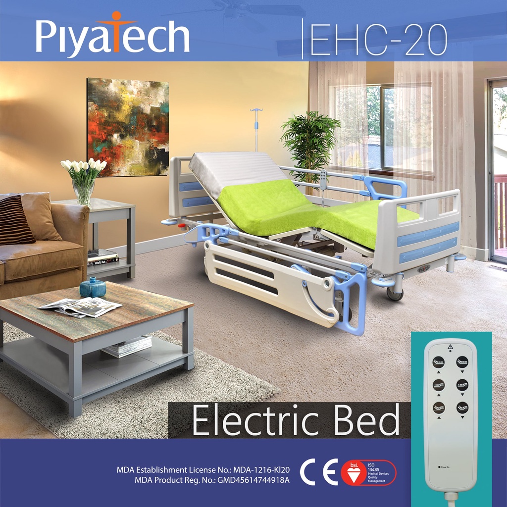 Electric Hospital Bed And Home Care Bed EHC-20 With Mattress And IV ...