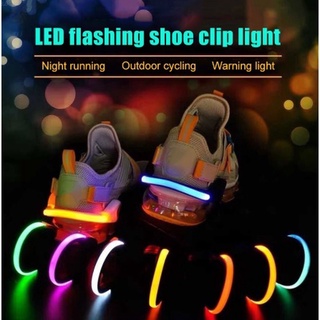 Details about   Running LED Luminous Shoe Clip Outdoor Bike Bicycle LED Luminous Night Running 