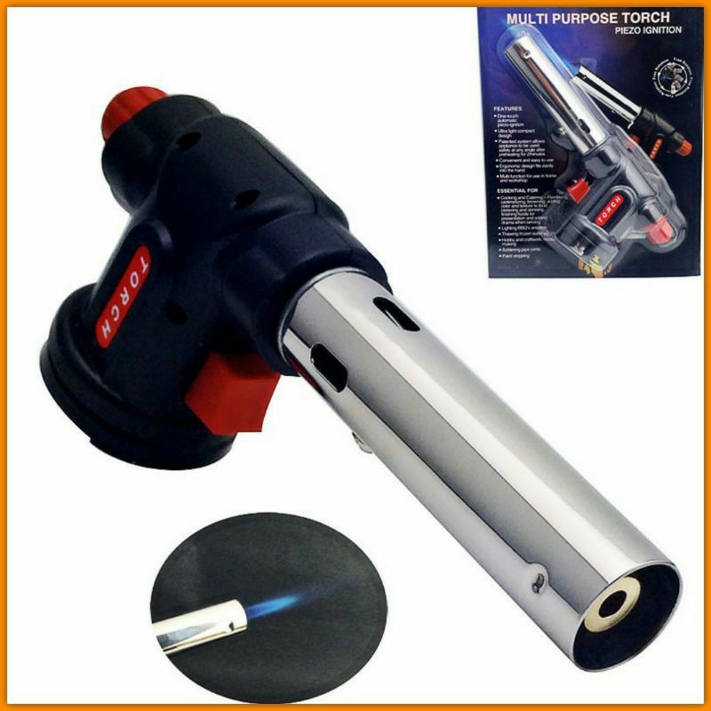 Multipurpose Barbecue Cooking Baking Butane Burner Electronic Ignition Fire Blow Torch