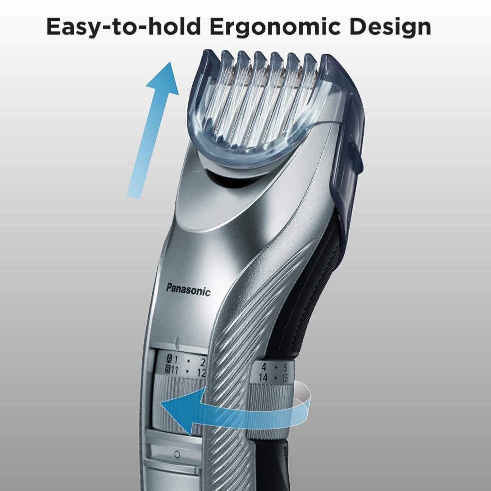 PANASONIC ER-GC71 Beard Body Hair Trimmer ER-GC71-S451 Rechargeable ...