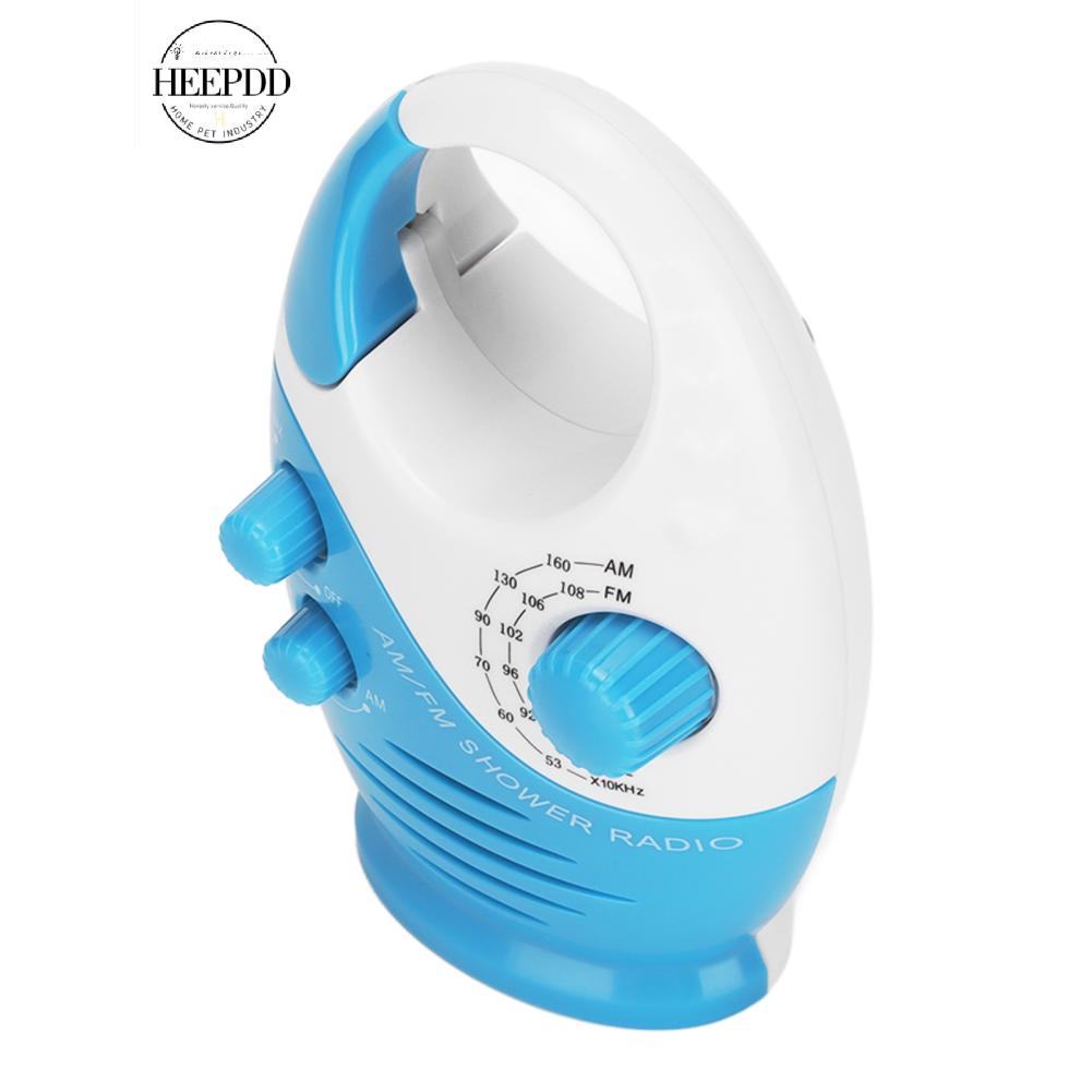 HEEPDD Hanging Radio Waterproof AM FM Portable Hook Type Universal
