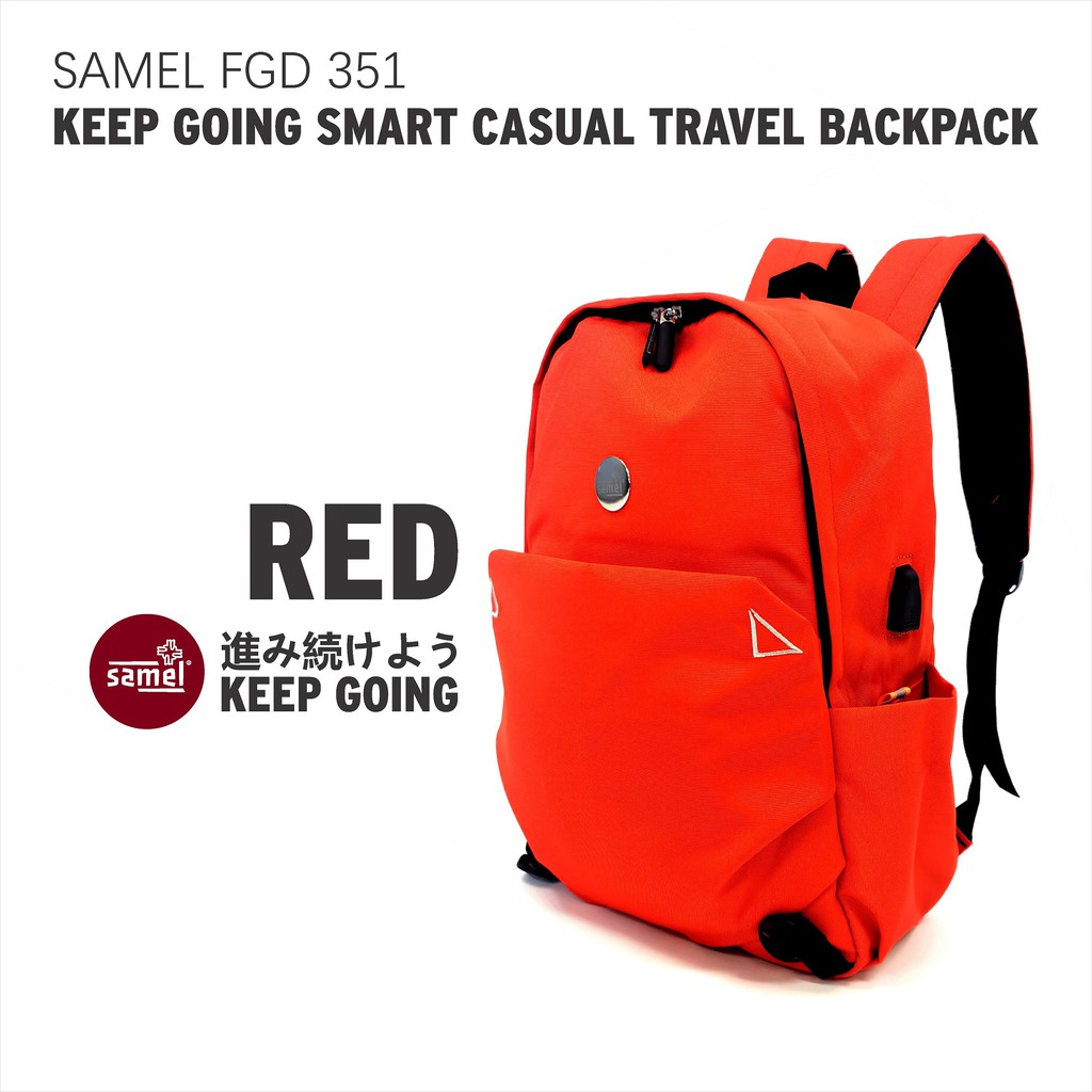 SAMEL FGD 351 KEEP GOING SMART CASUAL TRAVEL BACKPACK