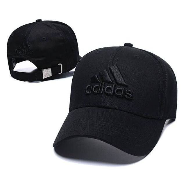 all black adidas cap