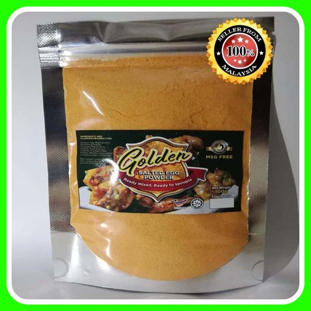 Golden Salted Egg Powder 100gm ABM GLOBAL Shopee Malaysia