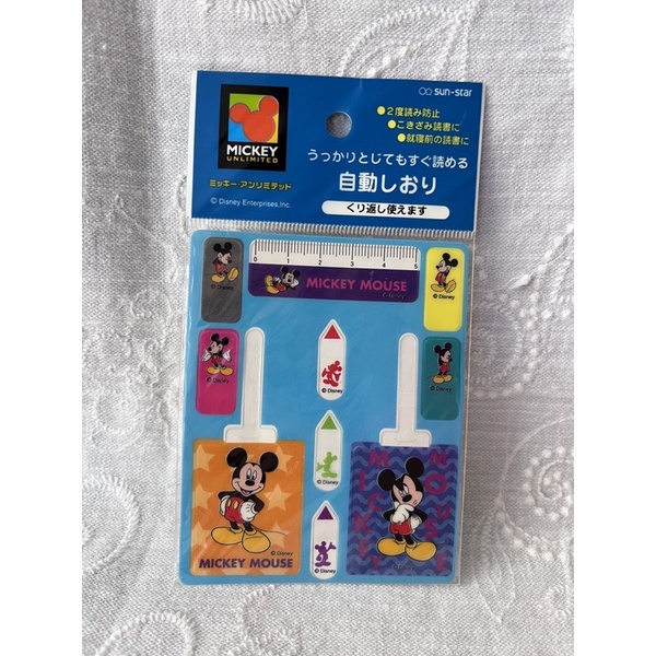 Original Disney Mickey mouse bookmark cute cartoon bookmarks | Shopee ...