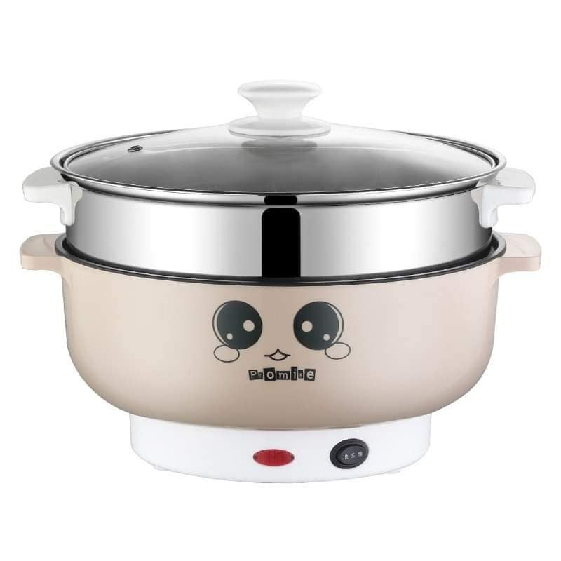 [MALAYSIA PLUG] Smiley Electric Skillet Pot 笑脸电煮锅锅 28CM