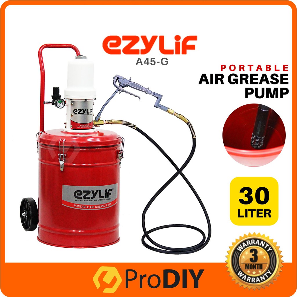 EZYLIF A45-G Air Grease Pump With Hose & Gun