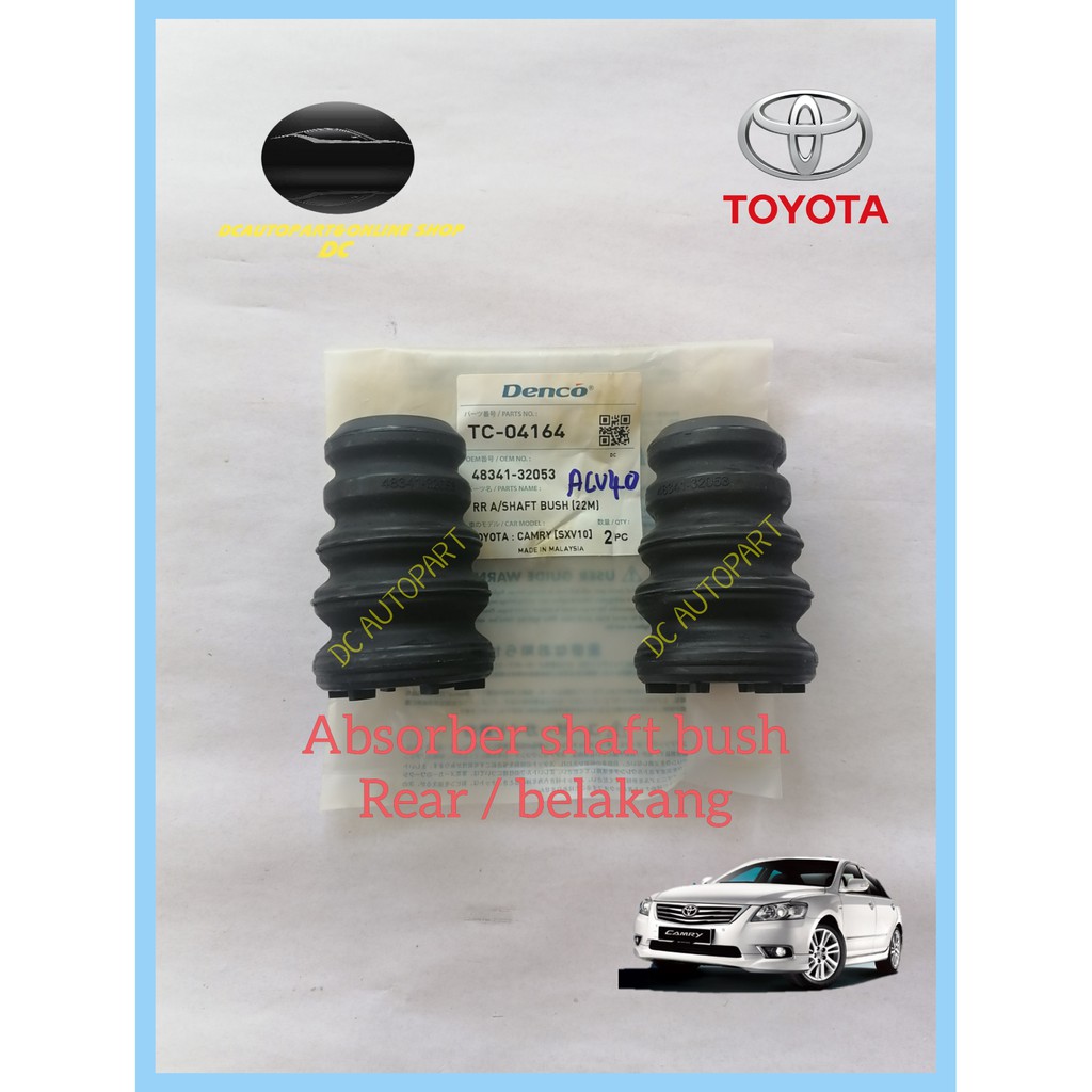 Toyota Camry Acv30 Acv40 Altis Harrier Estima Alphard Vellfire Acr30 Acr50 Front Rear Absorber Bush Bumper Stoppe Shopee Malaysia