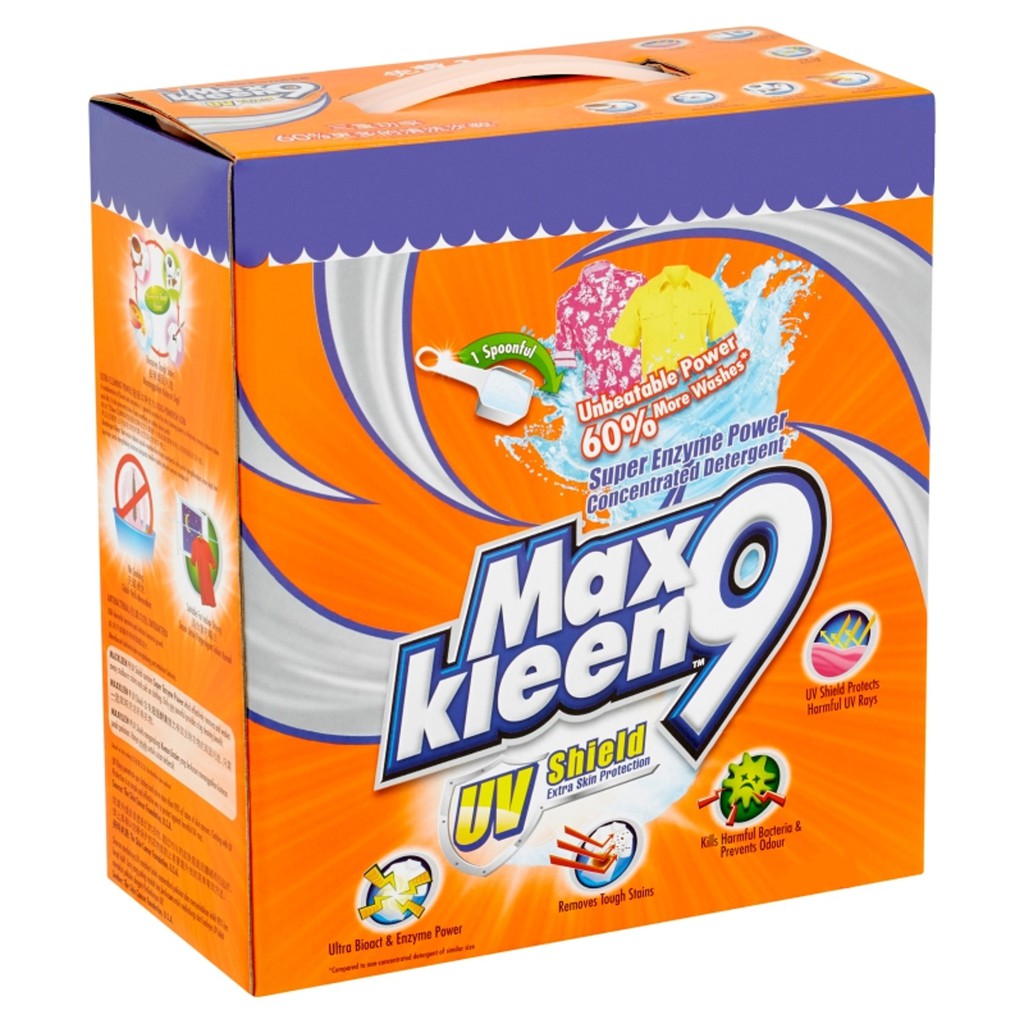 Max Kleen 9 Concentrated Super Enzyme UV Shield Detergent (3kg)