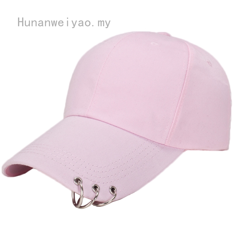 solid white baseball cap