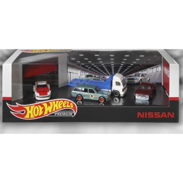 Ready Stock Hot Wheels Nissan Garage Premium Box Shopee Malaysia