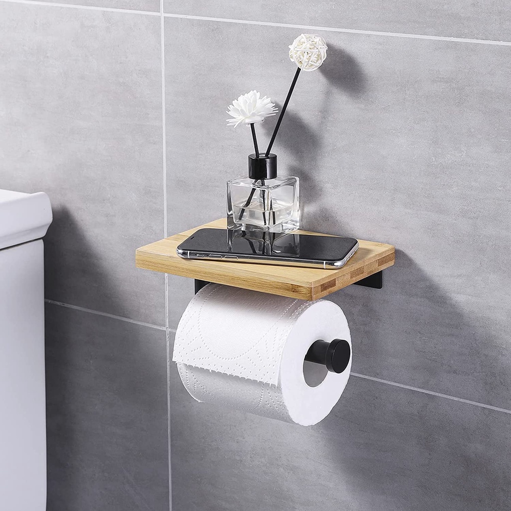 Modern Toilet Roll Holder Paper Tissue Dispenser For Bathroom Wall