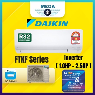 Daikin Ftkf25b Rkf25a 1 0hp Inverter Wall Mounted Air Conditioner R32 Gas Standard Series Shopee Malaysia