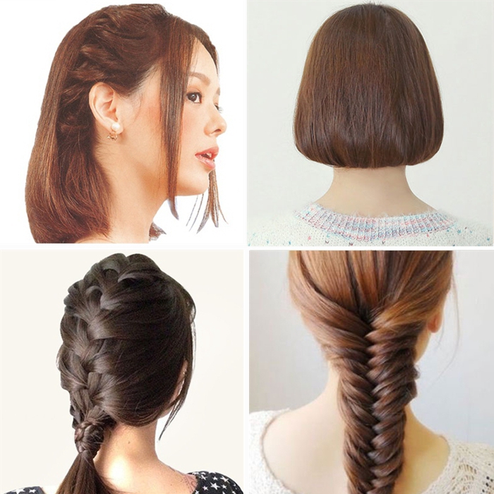 South Korea Lazy Side Hair Disk Generator Centipede Braid