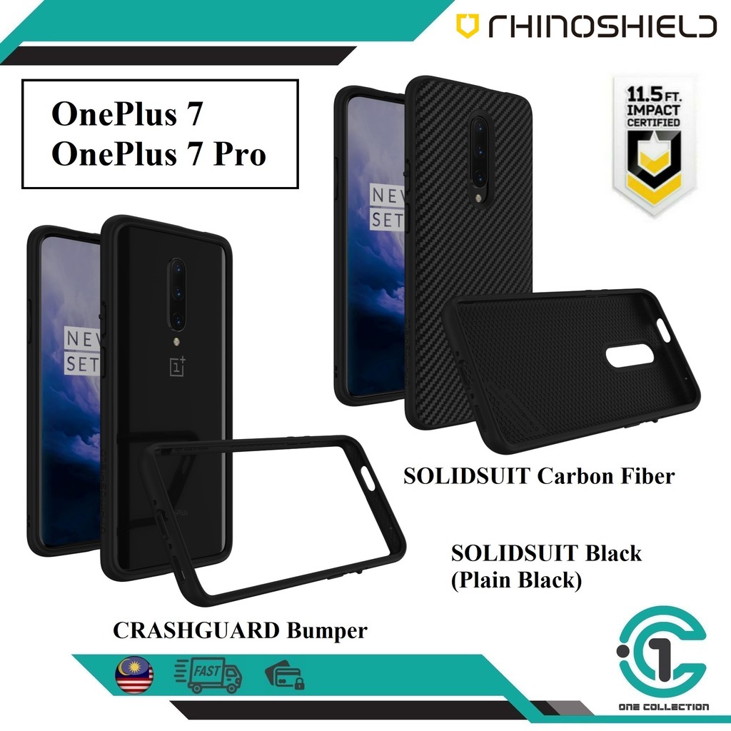 OnePlus 7 / 7 Pro RhinoShield CrashGuard Bumper / SolidSuit Case【READY  STOCK】 | Shopee Malaysia