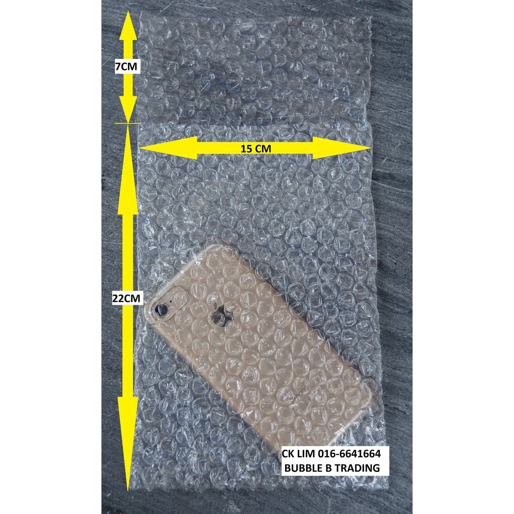 BUBBLE BAG WITH FOLD (22cm x 15cm) 100PCS BB01 Shopee Malaysia