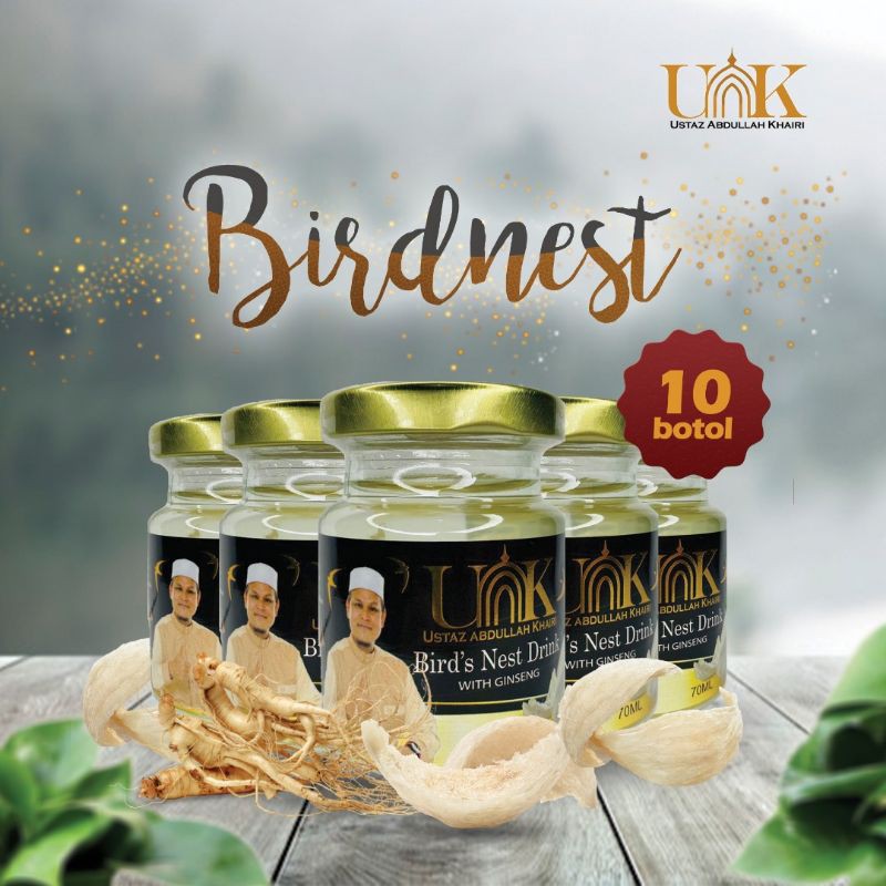 Bird Nest Drink Minuman Sarang Burung Walit Ginseng 70ml With Rock Sugar Shopee Malaysia 9693