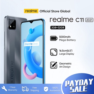 realme C11 2021 (2GB RAM + 32GB ROM) Smartphone Global Version | Free Shipping | 1 Year Malaysia Warranty