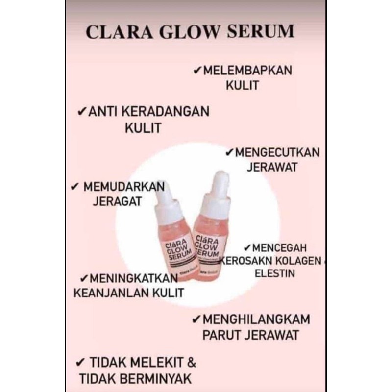 clara glow serum