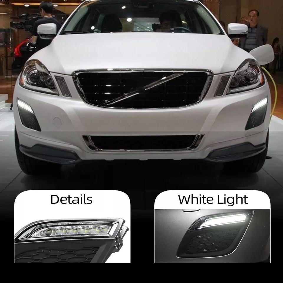 Car Flashing 1 Pair For Volvo XC60 2011 2012 2013 Daytime Running Lights Daylight Car LED DRL