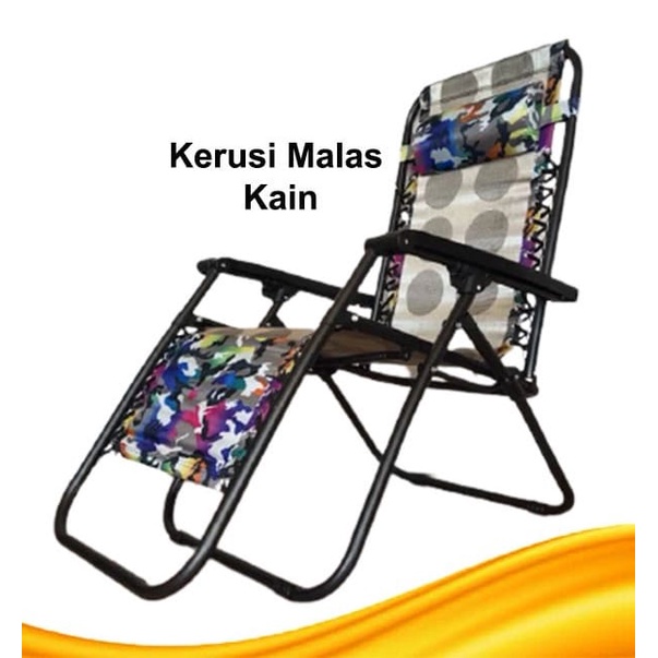 ((READY STOCK)) kerusi malas (kain) / kerusi lipat / lazy chair ...