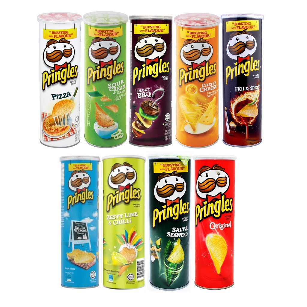Pringles Potato Crisps 107g | Shopee Malaysia