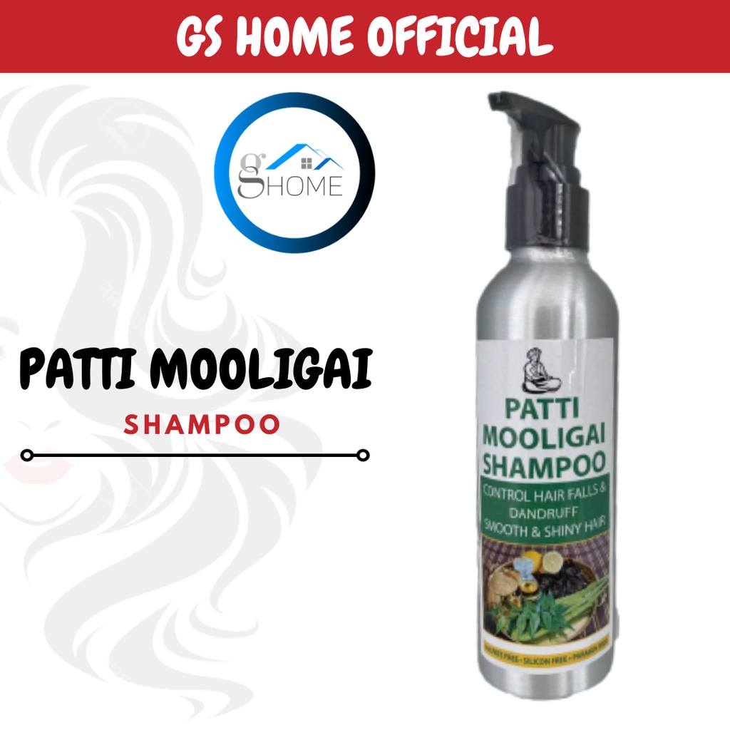 Patti Mooligai Shampoo ] Control Hair Falls & Dandruff , Smooth & Shiny Hair  Shampoo | Shopee Malaysia