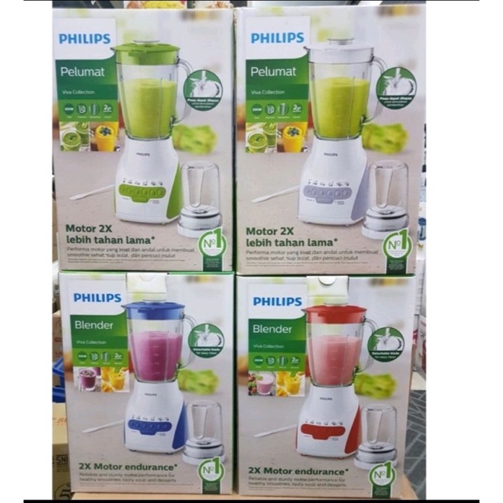 MESIN Philips HR 2116 Blender Jumbo Tube Multipurpose Grinder Dry and Wet Strong Machine for Juice and Spices