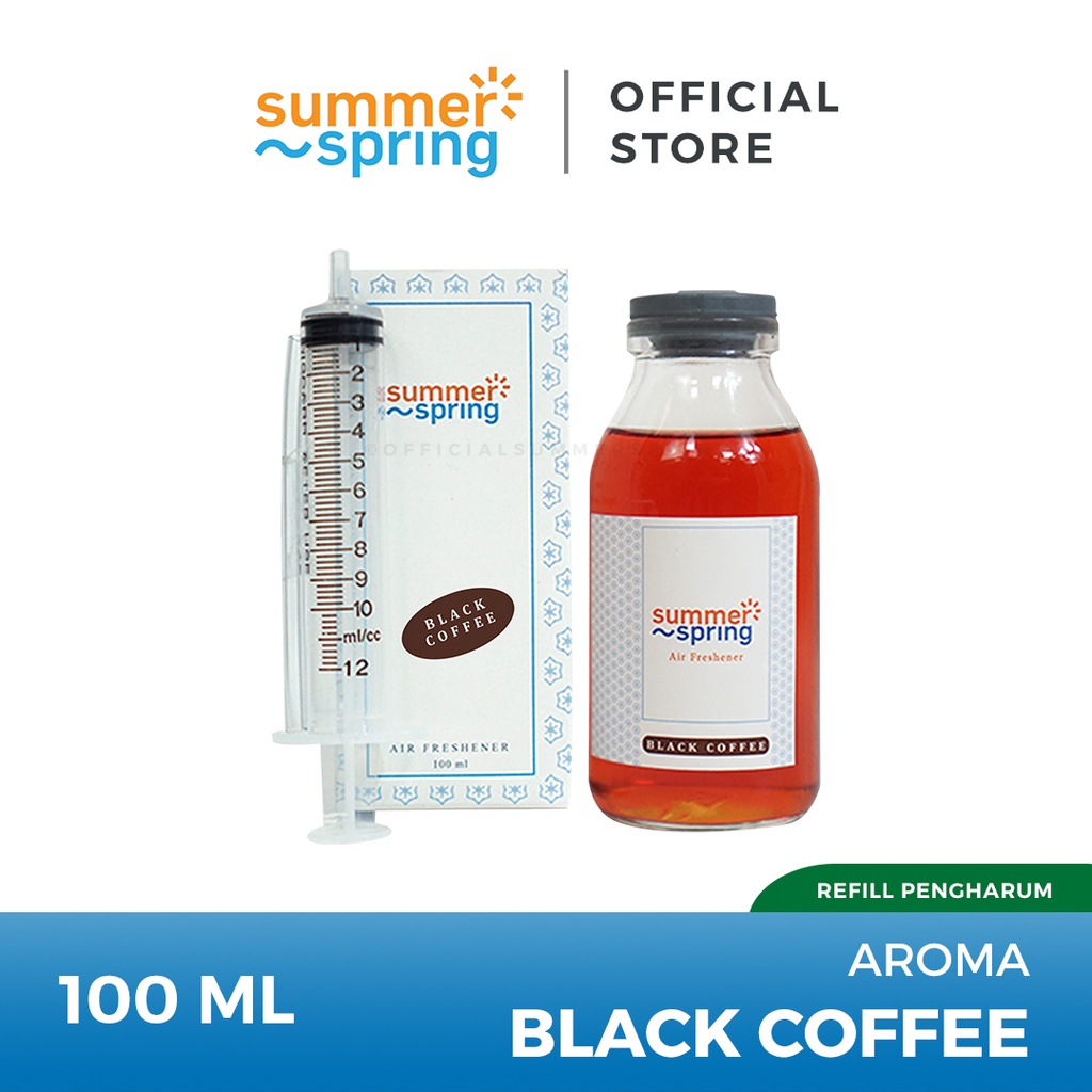 Summerspring BLACK COFFEE / Refill Air Freshener / Room Deodorizer