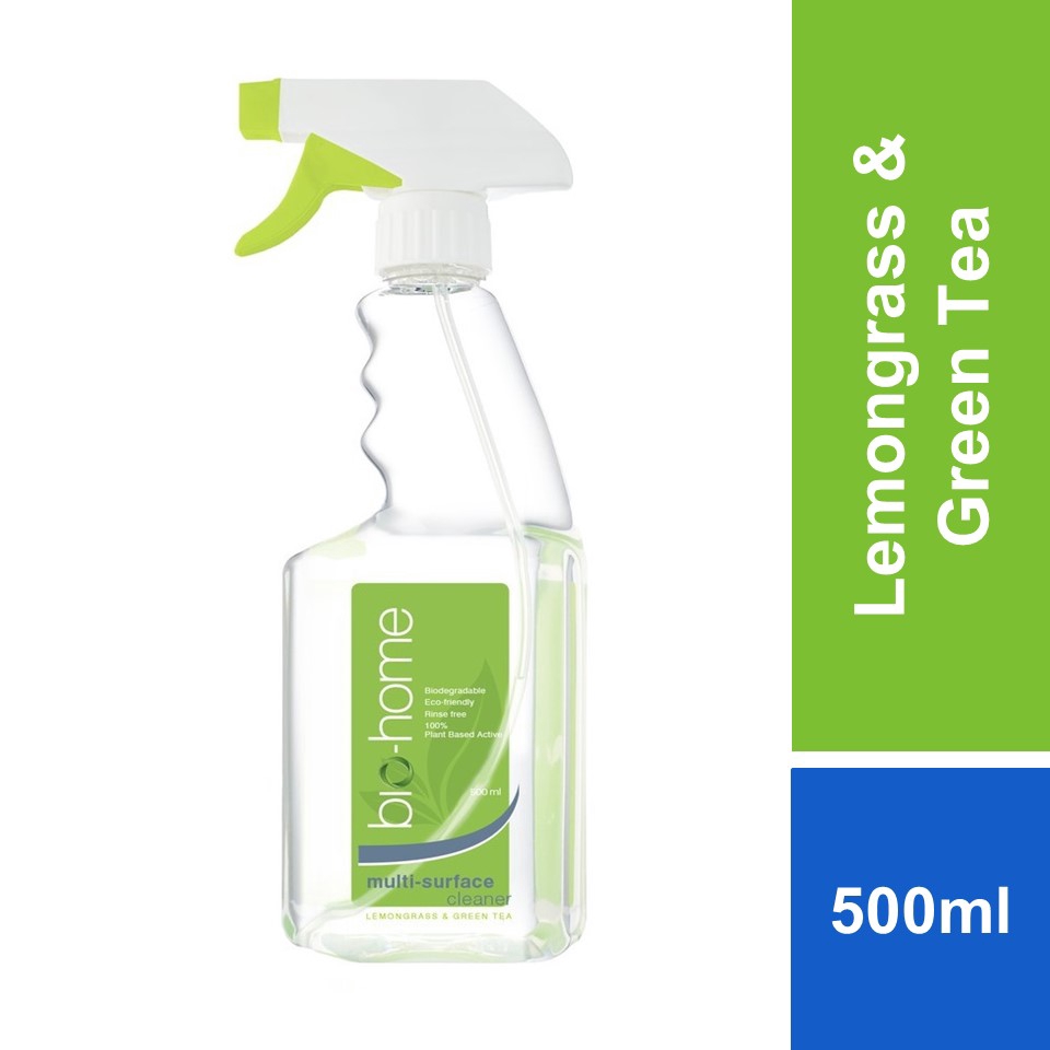 biohome MultiSurface Cleaner Lemongrass & GreenTea 500ml Shopee Malaysia