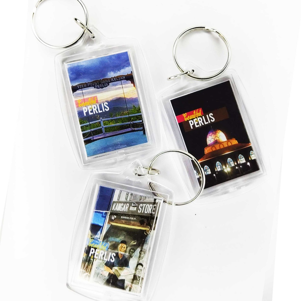 Keychain Perlis Wang Kelian Perlis Street art Souvenir