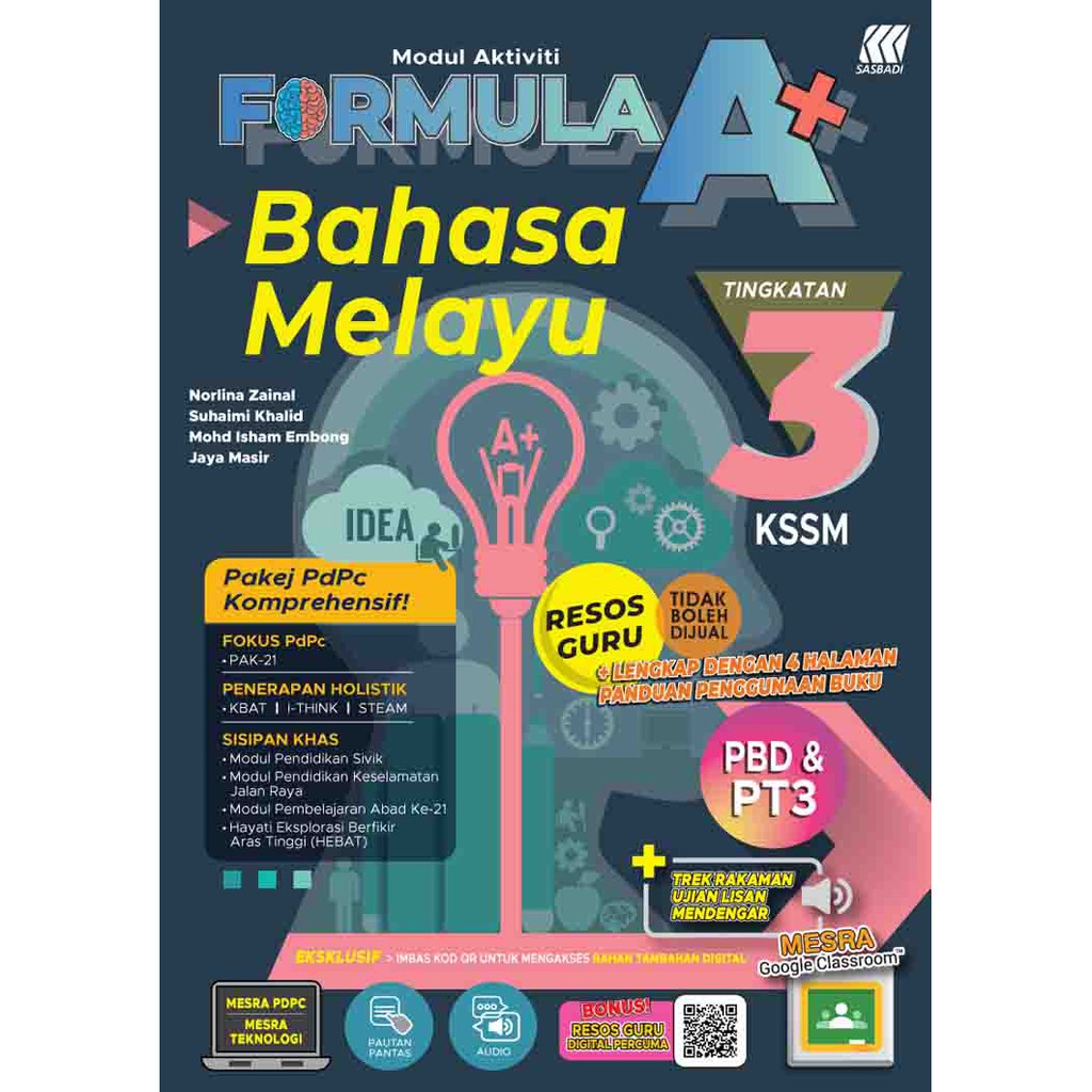 Modul Aktiviti Formula A Kssm Tingkatan 3 Shopee Malaysia