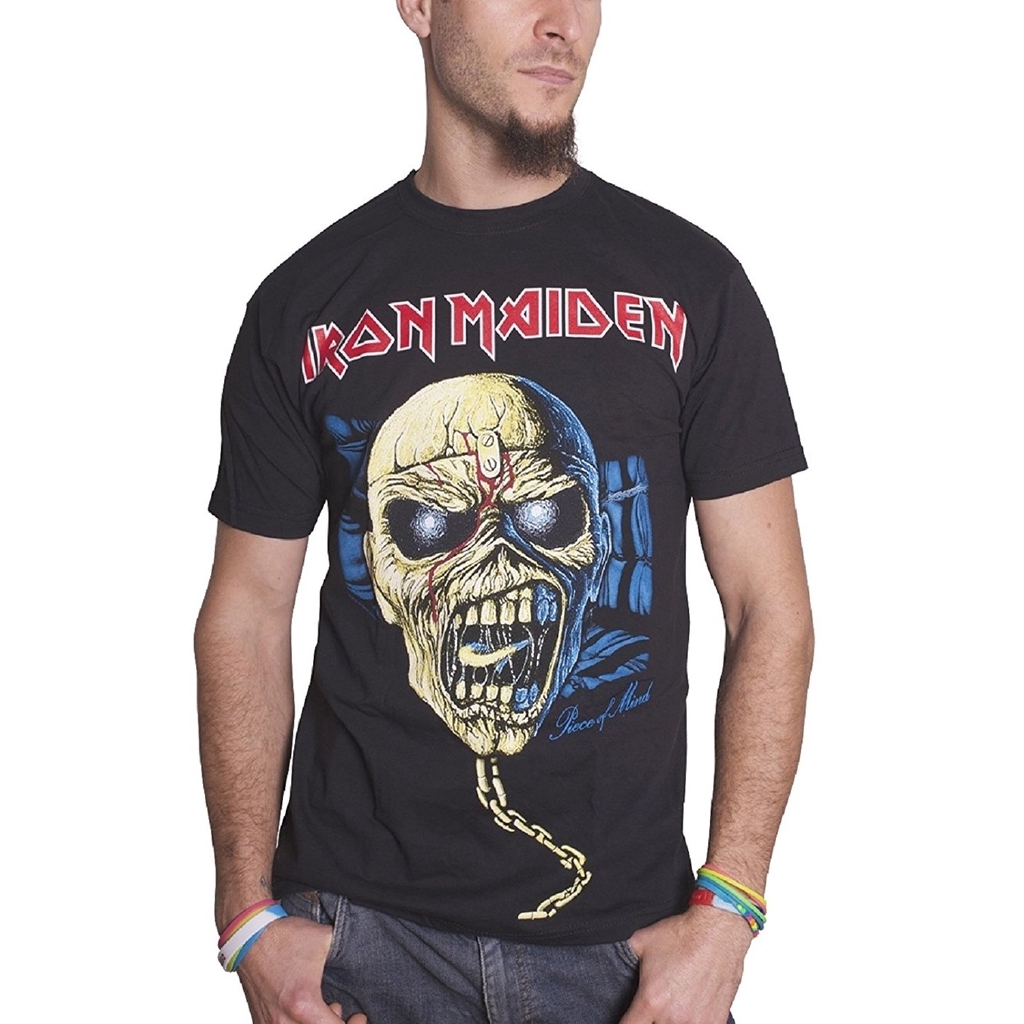 iron maiden piece of mind t shirt