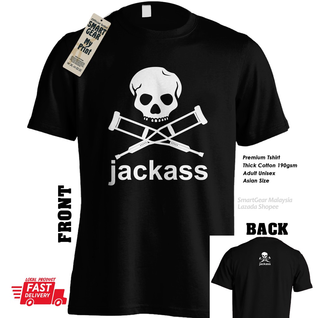 Jackass Tshirt Cotton Reality Comedy Television Movie