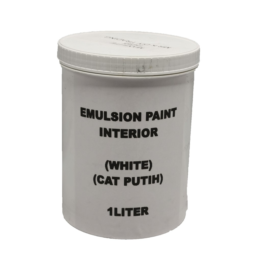 1 LITER EMULSION PAINT (WHITE) Shopee Malaysia