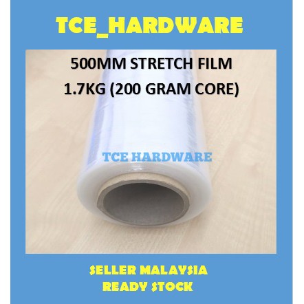  HARGA  KILANG 500mm Clear Stretch Film Wrapping Firm 
