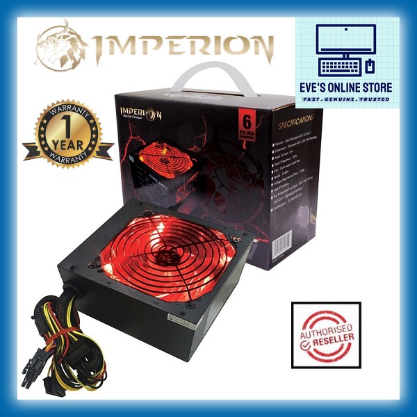 Ready Stock Imperion 600w Extreme Series Power Supply Black Edition Shopee Malaysia 4720