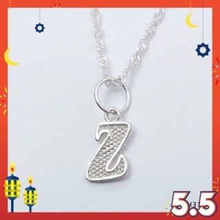 💥PROMO💥#PH315 ”N-Z” Initial Letter Alphabet Pendant Necklace in 925 Sterling Silver
