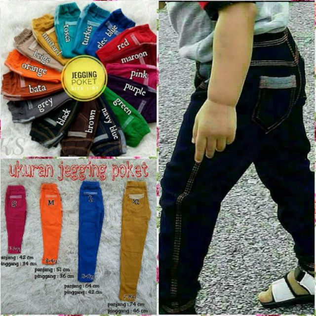 Pocket Size Xl Kids Jegging Soft Jeans Denim Casual Pants