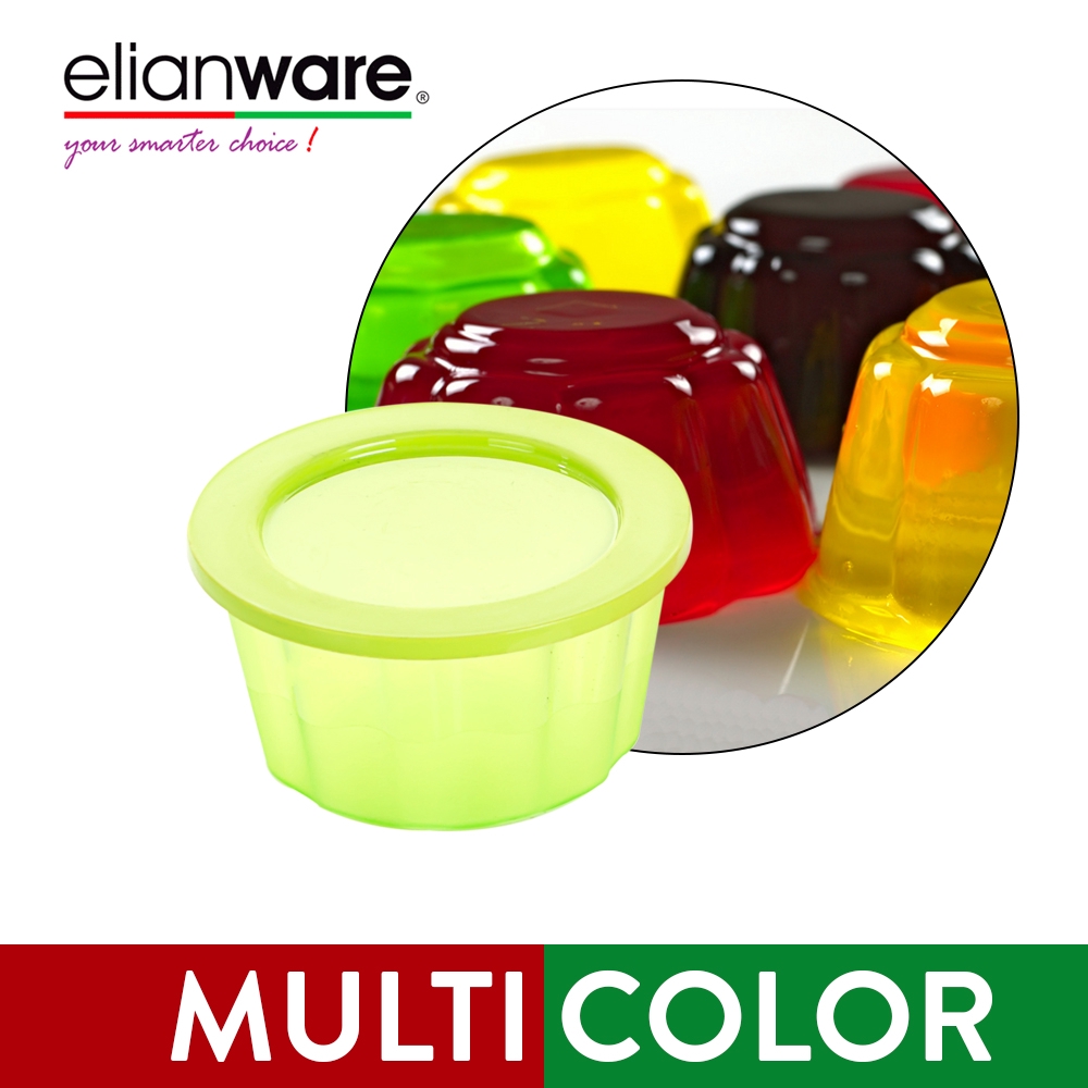 Elianware Round BPA Free Jelly Mould Cup - Random Colour (150ml)