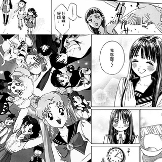 wallpaper 明日酱漫画墙纸装饰房间日系动漫背景墙壁画二次元漫画打印 