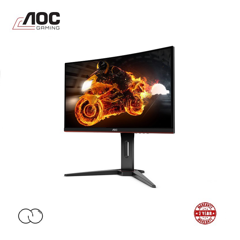 AOC 24" AMD FreeSync 144Hz Curved Frameless Full HD Gaming Monitor (C24G1)