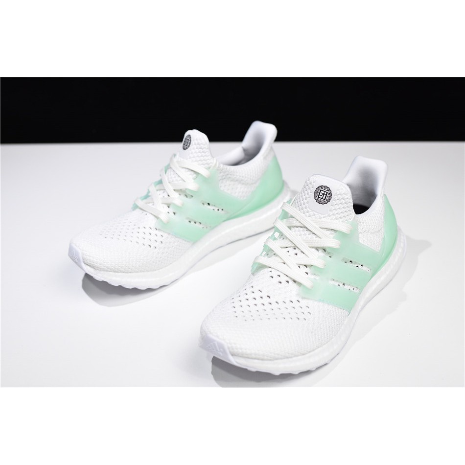 ultra boost white green