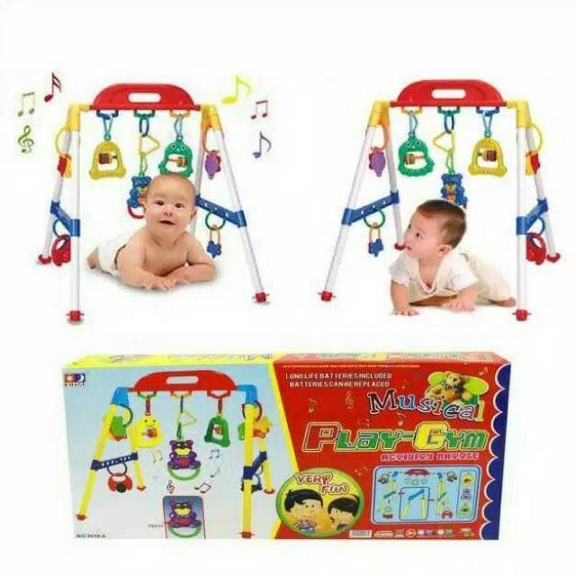 musical play gym for babies